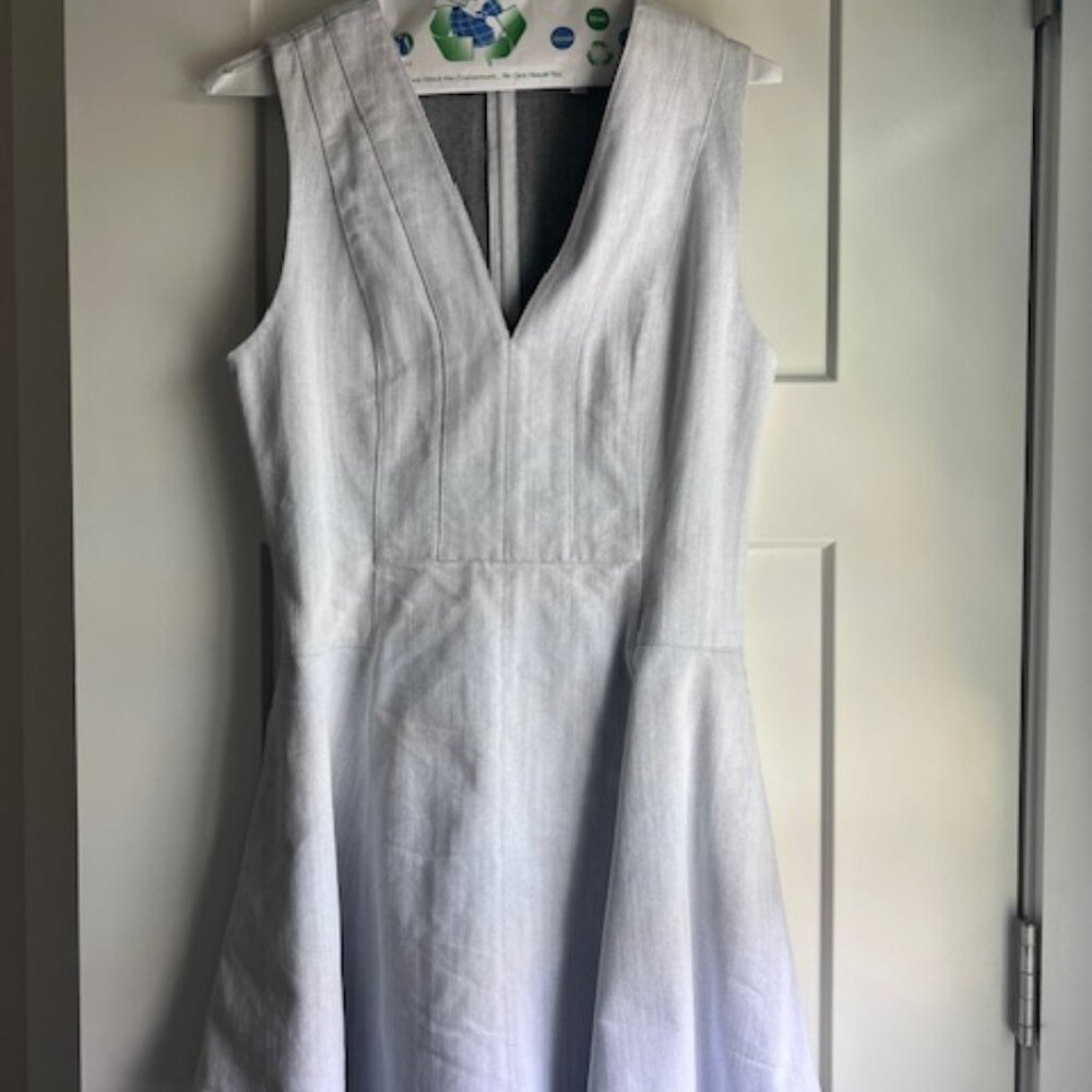 Derek Lam 10 Crosby Light Blue jean denim dress size 6